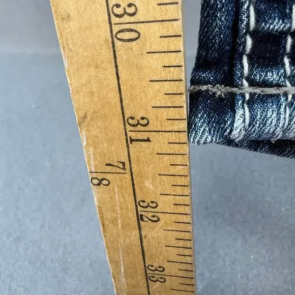 Silver Jeans Women's 26x31 (2) Blue Tuesday Fit Low Slim Boot Western NWT - Picture 13 of 14